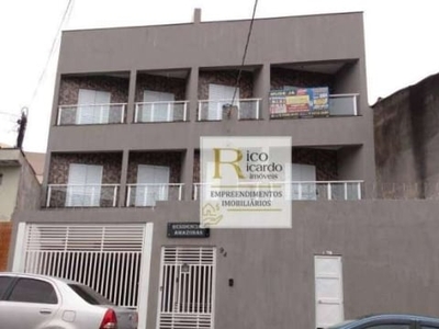 Cobertura com 2 dormitórios à venda, 107 m² por R$ 360.000,00 - Cidade São Jorge - Santo André/SP