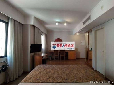 Flat com 1 dormitório à venda, 25 m² por R$ 370.000,00 - Moema - São Paulo/SP