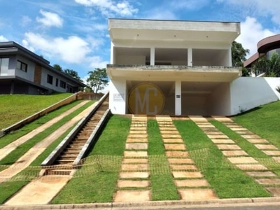 Lindo casa com 4 suítes - 395 m² - cond. fechado - recanto santa bárbara