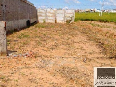 Terreno à venda, 154 m² por R$ 105.000,00 - Vista Barbara - Sorocaba/SP