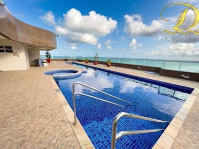 Apartamento à venda, 115 m² por r$ 789.000,00 - vila guilhermina - praia grande/sp