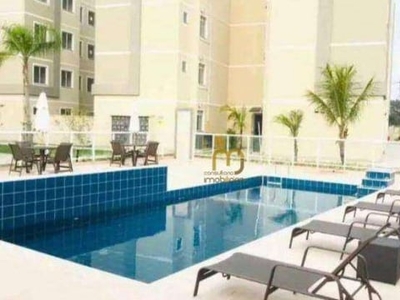 Apartamento com 2 dormitórios à venda, 45 m² por r$ 135.000,00 - santa cruz - rio de janeiro/rj