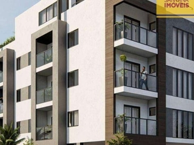 Apartamento com 2 dormitórios à venda, 47 m² por r$ 333.000 - centro - campo largo/pr