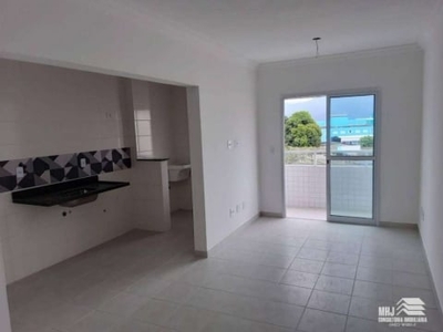 Apartamento com 2 dormitórios à venda, 57 m² por r$ 350.109,14 - mirim - praia grande/sp