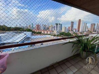 Apartamento com 4 dormitórios, 165 m² - venda por r$ 450.000,00 ou aluguel por r$ 3.700,01/mês - miramar - joão pessoa/pb