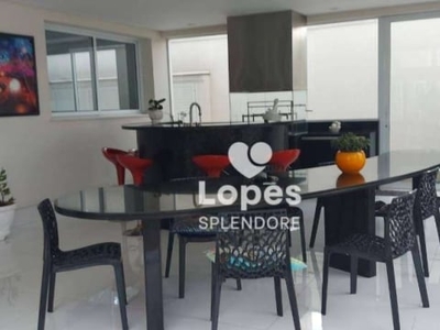 Casa clean com 5 quartos à venda, 583 m² por r$ 4.200.000 - residencial cinco (alphaville) - santana de parnaíba/sp