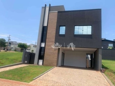 Casa com 3 dormitórios, 189 m² - venda por r$ 1.250.000,00 ou aluguel por r$ 6.280,00/mês - condomínio parque taua ii - tangará - londrina/pr
