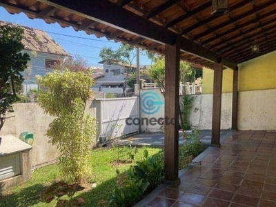 Casa com 3 dormitórios à venda, 191 m² - piratininga - niterói/rj