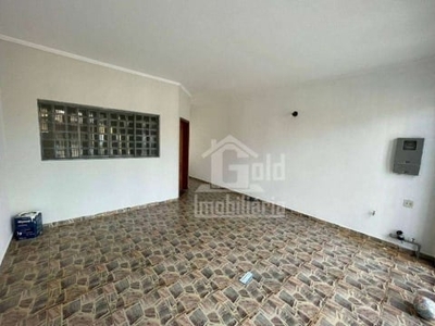 Casa com 3 dormitórios para alugar, 100 m² por r$ 1.657,71/mês - ipiranga - ribeirão preto/sp