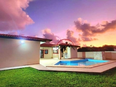 Casa com 4 dormitórios à venda, 350 m² por r$ 1.200.000,00 - bougainvillee v - peruíbe/sp