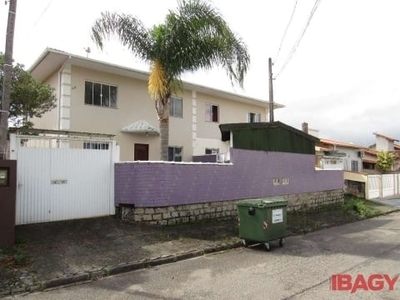 Casa em condomínio fechado com 2 quartos para alugar na rua das eretrinas, 86, madri, palhoça, 78 m2 por r$ 1.300