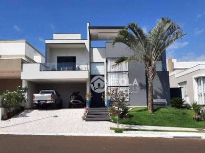 Casa para alugar, 360 m² por r$ 19.430,00/mês - jardim portal da colina - americana/sp