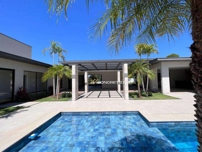 Casa térrea com 5 quartos suítes à venda, 624 m² por r$ 7.500.000 - vale das laranjeiras - indaiatuba/sp