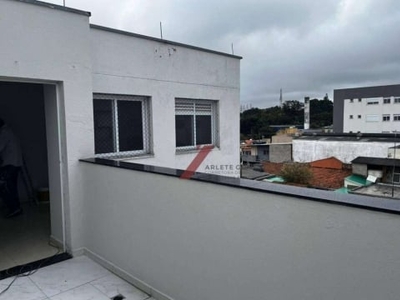 Cobertura com 2 dormitórios à venda, 99 m² por r$ 600.000,00 - nova gerty - são caetano do sul/sp