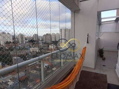 Cobertura com 3 dormitórios à venda, 110 m² por r$ 950.000 - vila endres - guarulhos/sp