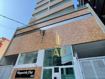 Flat com 1 dormitório à venda, 41 m² por r$ 280.000,00 - boqueirão - praia grande/sp