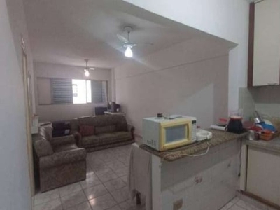 Kitnet com 1 dormitório à venda, 32 m² por r$ 160.000,00 - mirim - praia grande/sp