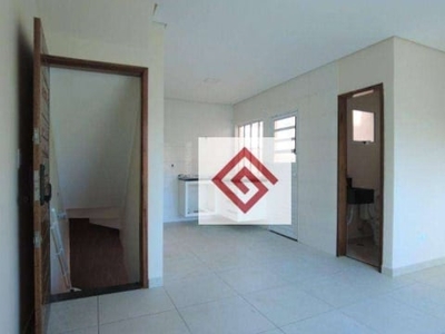 Sobrado com 3 dormitórios para alugar, 80 m² por r$ 3.015,00/mês - parque jaçatuba - santo andré/sp