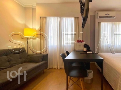 Apartamento à venda em Campo Belo com 25 m², 1 quarto, 1 suíte, 1 vaga