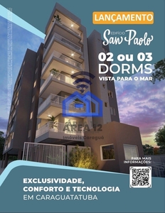 Apartamento em Porto Novo, Caraguatatuba/SP de 65m² 2 quartos à venda por R$ 399.000,00