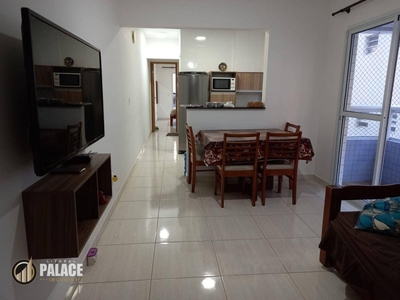 Apartamento em Vila Guilhermina, Praia Grande/SP de 51m² 1 quartos à venda por R$ 269.000,00