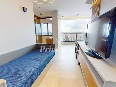 Flat disponível para locação no suites congonhas by atlantica no campo belo, com 44m², 1 dormitório e 1 vaga