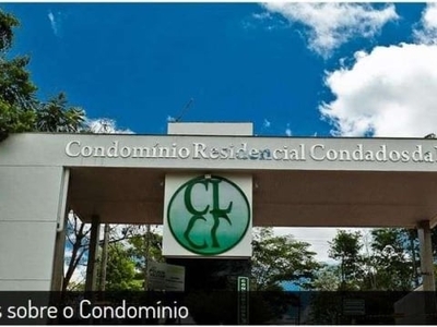 Terreno à venda, 1600 m² por r$ 928.000,00 - condomínio condados da lagoa - lagoa santa/mg