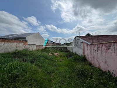 Terreno em Guatupê, São José dos Pinhais/PR de 486m² à venda por R$ 167.990,00
