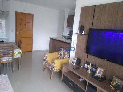 Apartamento à venda, 54 m² por R$ 385.000 - Encruzilhada - Santos/SP