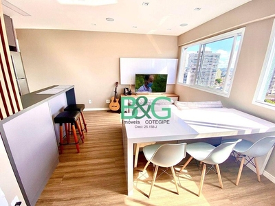 Apartamento com 1 dormitório para alugar, 40 m² por R$ 3.150/mês - Belém - São Paulo/SP