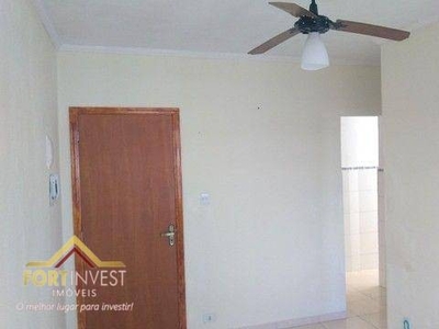 Apartamento com 1 dormitório para alugar, 45 m² por R$ 1.290,00/mês - Canto do Forte - Pra