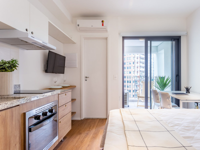 Apartamento com 1 Quarto para alugar, 22m² - Vila Mariana