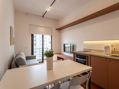 Apartamento com 1 Quarto para alugar, 31m² - Santa Cecília