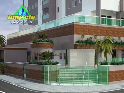 Apartamento com 2 dormitórios à venda, 62 m² por R$ 385.930,15 - Aviação - Praia Grande/SP