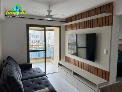 Apartamento com 2 dormitórios à venda, 63 m² por R$ 400.000,00 - Aviação - Praia Grande/SP