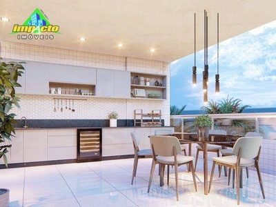 Apartamento com 2 dormitórios à venda, 82 m² por R$ 499.000,00 - Caiçara - Praia Grande/SP
