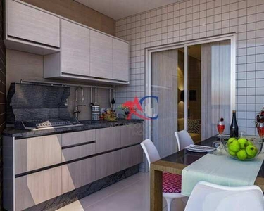 Apartamento com 2 dormitórios à venda, 85 m² por R$ 619.592,00 - Jardim Real - Praia Grand