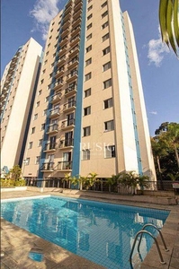 Apartamento com 2 dormitórios para alugar, 54 m² por R$ 2.233,00/mês - Vila Carmosina - Sã