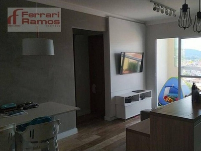 Apartamento com 2 dormitórios para alugar, 55 m² - Parque Continental - Guarulhos/SP