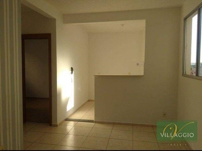 Apartamento com 2 dormitórios para alugar, 60 m² por R$ 1.100/mês - Jardim Nunes - São Jos