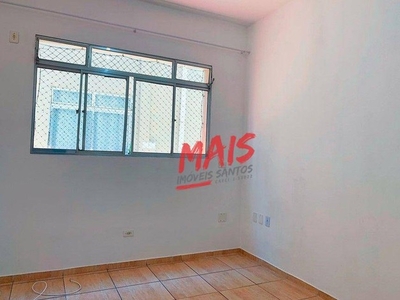 Apartamento com 2 dormitórios para alugar, 64 m² - Embaré - Santos/SP