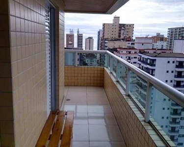 Apartamento com 3 dormitórios à venda, 90 m² por R$ 590.000,00 - Vila Guilhermina - Praia