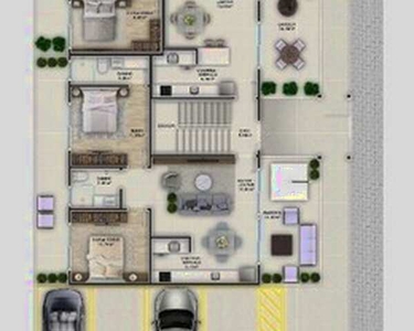 Apartamento com 3 dormitórios à venda, 99 m² por R$ 619.000,00 - Pinheira - Palhoça/SC