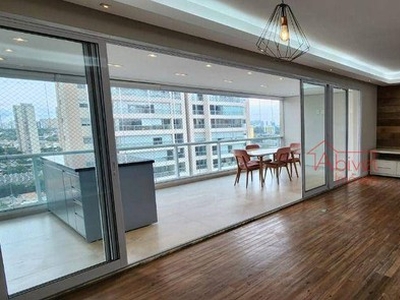 Apartamento com 3 dormitórios para alugar, 142 m² por R$ 11.150,00/mês - Vila Leopoldina -