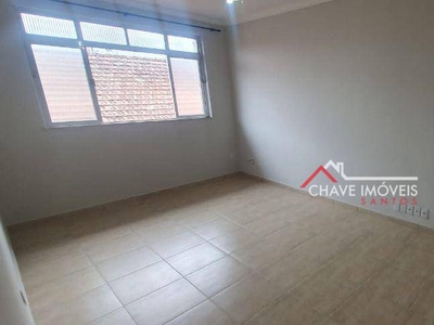 Apartamento em Campo Grande, Santos/SP de 70m² 2 quartos à venda por R$ 320.000,00 ou para locação R$ 2.500,00/mes