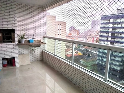 Apartamento em Canto do Forte, Praia Grande/SP de 92m² 3 quartos à venda por R$ 574.000,00