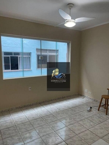 Apartamento em Centro, São Vicente/SP de 50m² 1 quartos para locação R$ 1.500,00/mes