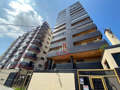 Apartamento em Vila Guilhermina, Praia Grande/SP de 74m² 2 quartos à venda por R$ 444.000,00