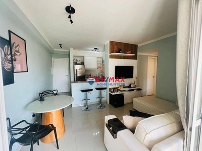 Apartamento Mobiliado com 1 dormitório para alugar, 50 m² por R$ 3.000/mês - Cambuí - Camp