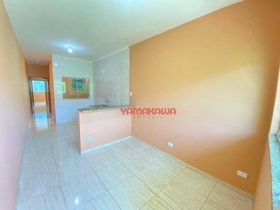 Casa com 1 dormitório para alugar, 50 m² por R$ 1.265,00/mês - Parque do Carmo - São Paulo